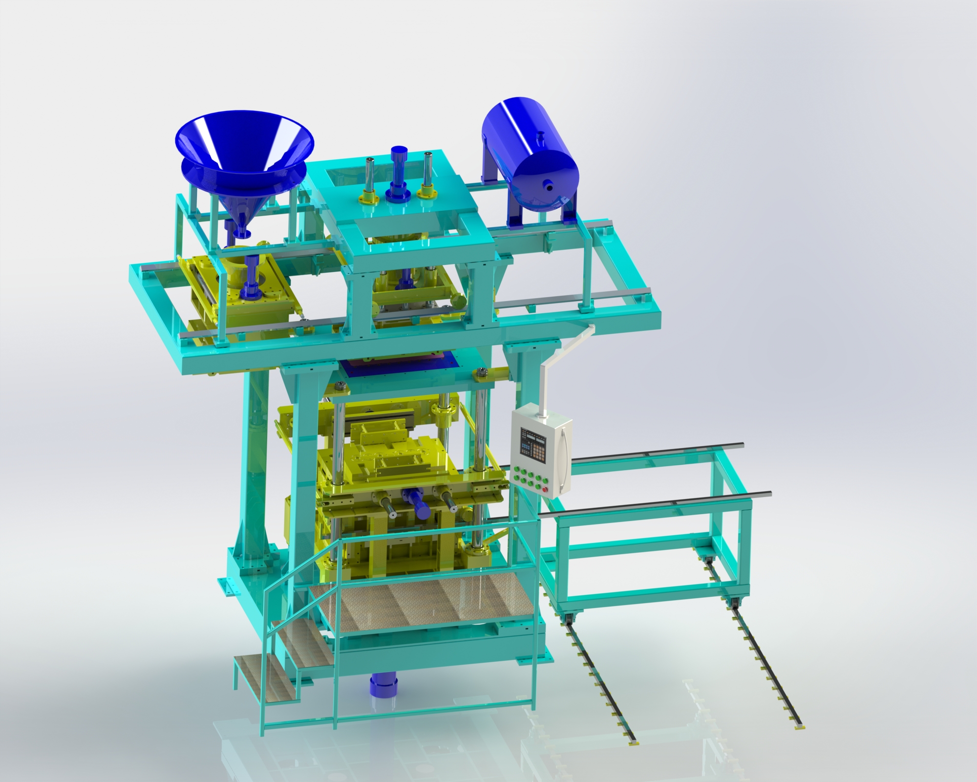 35 ltr shell shooter machine